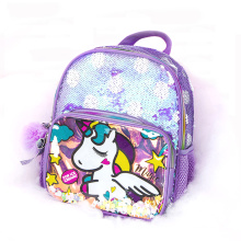 2021 New Cute Kids Baby Girls Mini Backpack School bag Mermaid Reversible Sequins Backpack